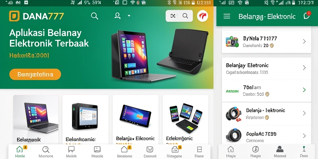 Tampilan antarmuka aplikasi DANA777 yang menarik dan user-friendly.